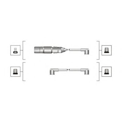 MAGNETI MARELLI 941319170071 -  Комплект проводов зажигания